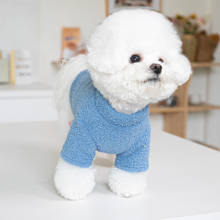 Solid Color Soft Fleece Warm Dog Cat Hoodie