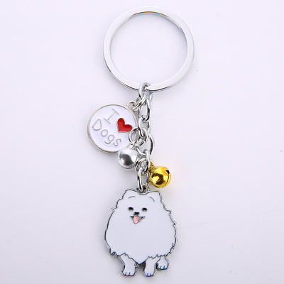 Personalized Dog Pattern Keychain