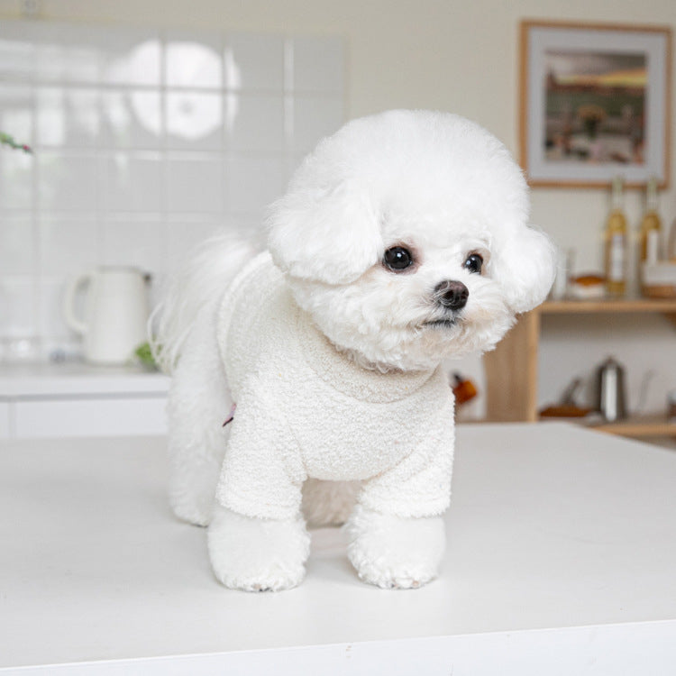 Solid Color Soft Fleece Warm Dog Cat Hoodie