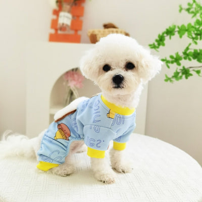 Fleece Big Pocket Dog Jumpsuits Pajama