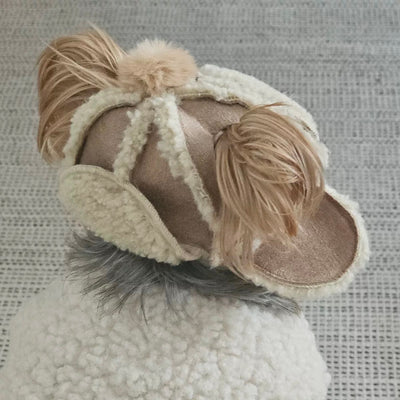 Casual Fleece Furry Dog Cat Hat