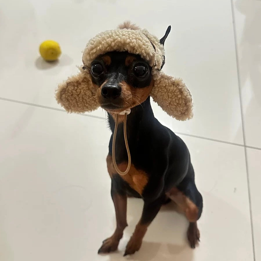 Casual Fleece Furry Dog Cat Hat