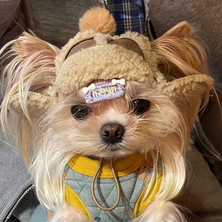 Casual Fleece Furry Dog Cat Hat