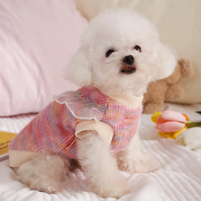 Multi-Color Soft Knitted Dog Cat Sweater
