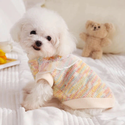 Multi-Color Soft Knitted Dog Cat Sweater