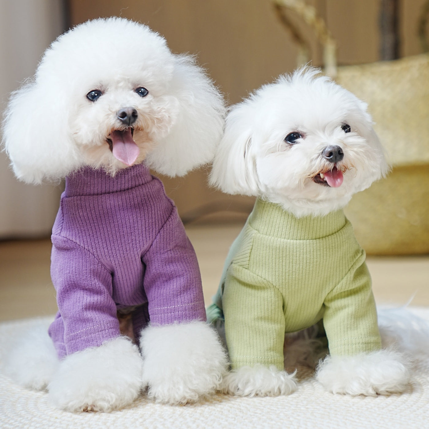 Warm Heart Printed Dog Jumpsuit Pajama