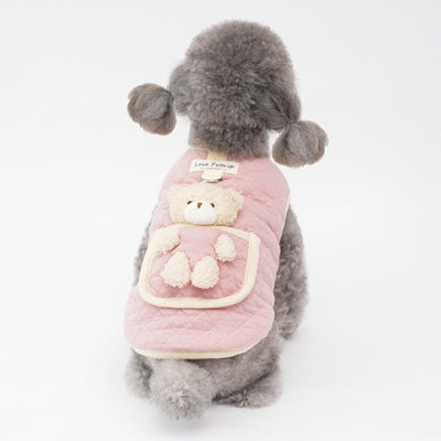 Pocket Bear Design Dog Cat Jacket Vest