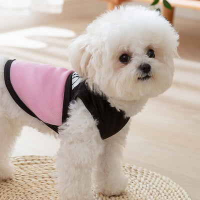 Contrast Color Breathable Dog Cat Vest Harness