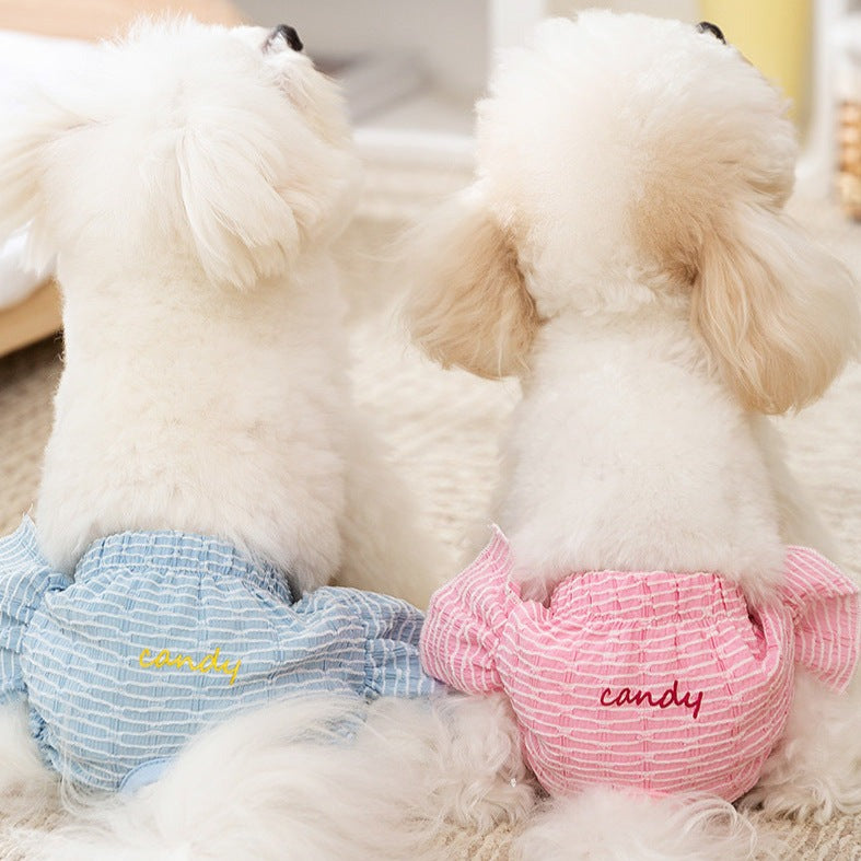 Candy Shaped Breathable Dog Diaper Pants