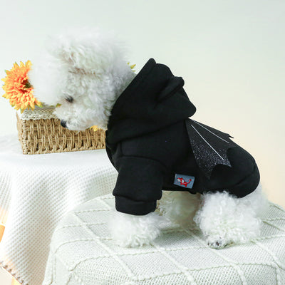 Halloween Bat Decor Dog Cat Hoodie