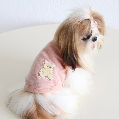 Teddy Bear Design Soft Dog Cat Vest