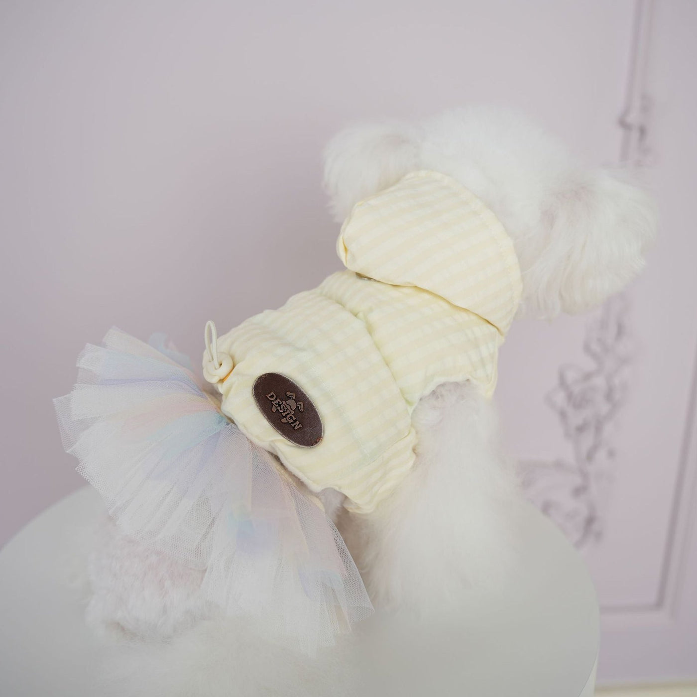 Sweet Fleece Dog Cat Jacket Tutu Dress