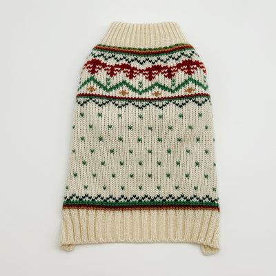 Warm Geometric Knitted Dog Cat Sweater