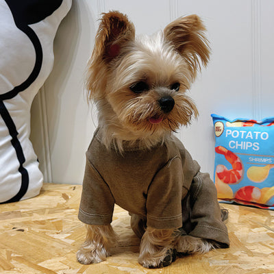 Solid Color Comfortable Soft Dog Jumpsuits