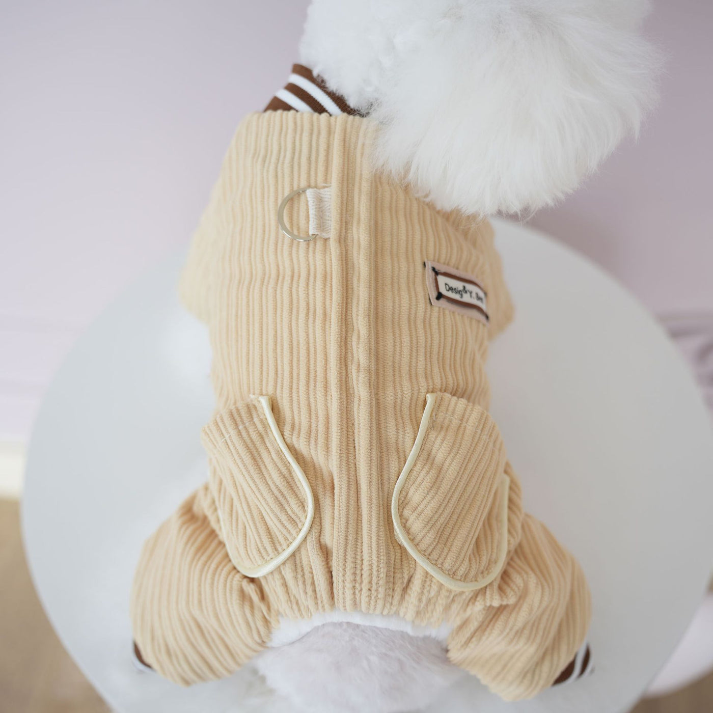 Sports Style Striped Dog Jumpsuits Harness