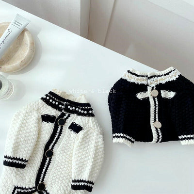 Pearl Knitted Sweet Dog Cat Sweater Coat