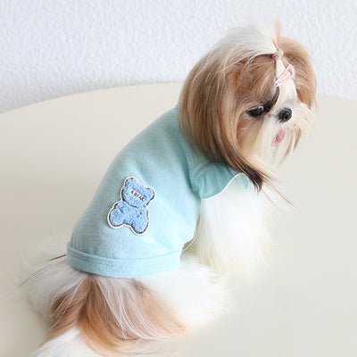 Teddy Bear Design Soft Dog Cat Vest