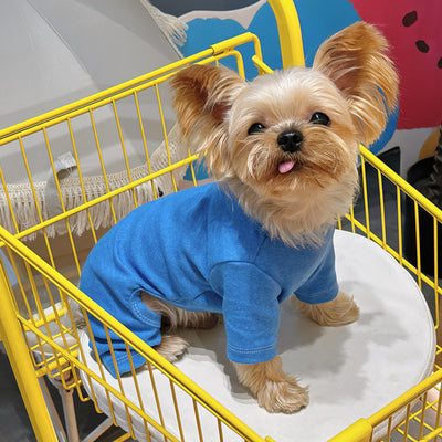 Solid Color Comfortable Soft Dog Jumpsuits