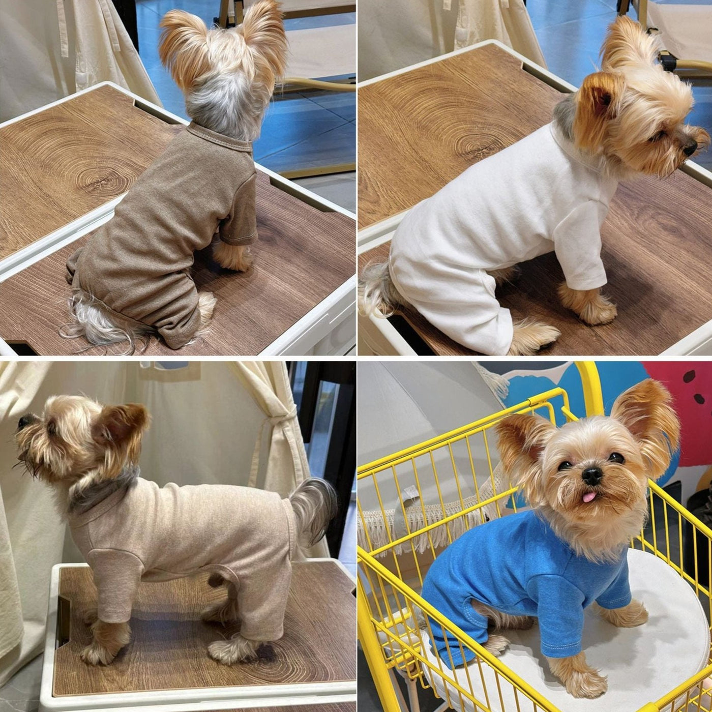 Solid Color Comfortable Soft Dog Jumpsuits