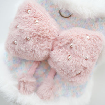 Furry Sweet Large Bow Dog Cat Jacket/Dress