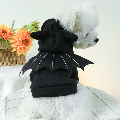 Halloween Bat Decor Dog Cat Hoodie