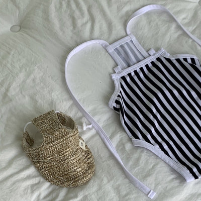 Striped Printed Dog Swimsuit