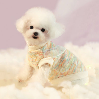 Multi-Color Soft Knitted Dog Cat Sweater