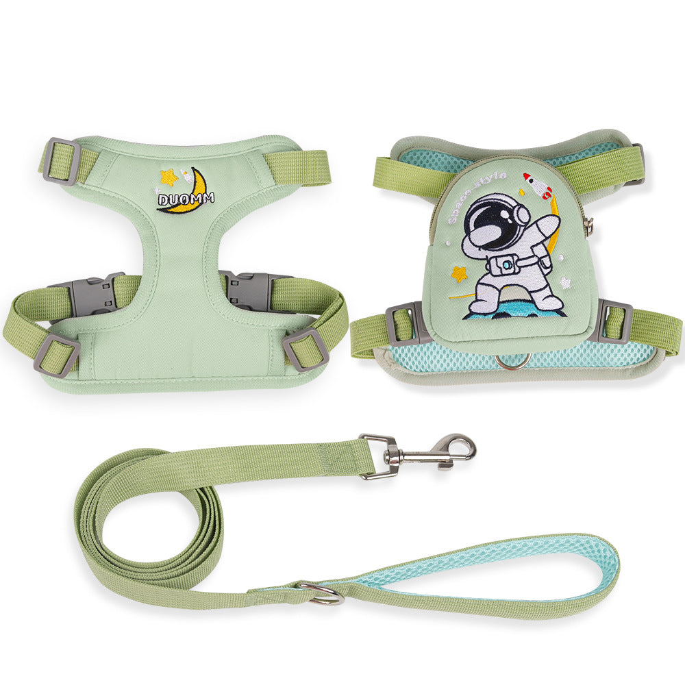 Printed Bag Breathable Dog Harness&Leash