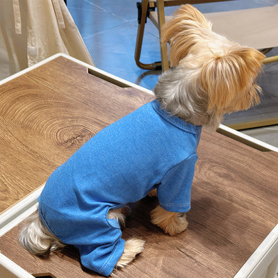 Solid Color Comfortable Soft Dog Jumpsuits