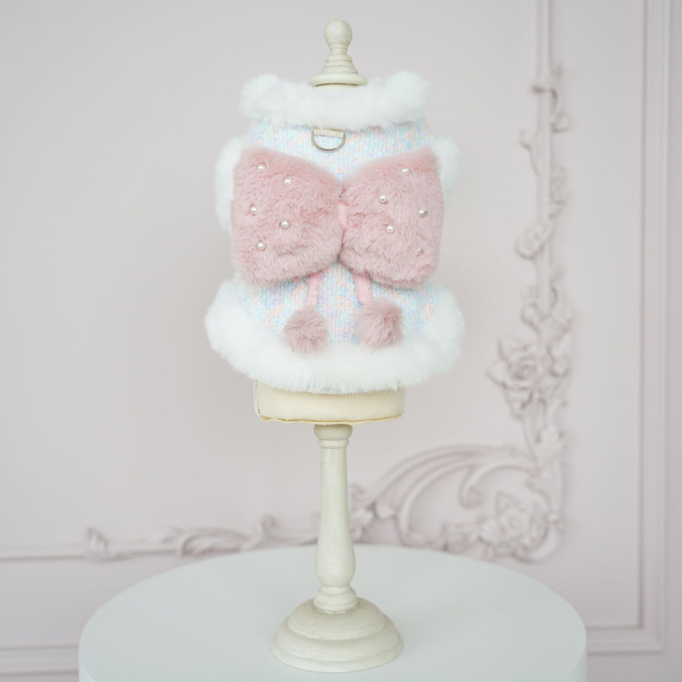 Furry Sweet Large Bow Dog Cat Jacket/Dress