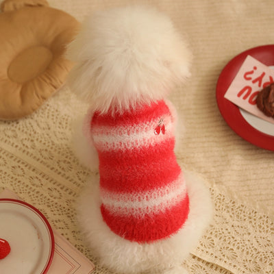 Cherry Printed Soft Warm Dog Cat Sweater/Hoodie