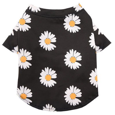 Daisy Printed Dog Cat T-shirt