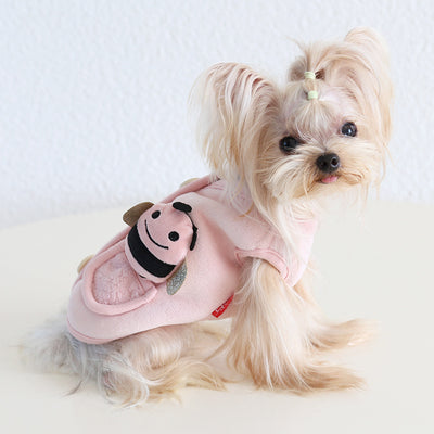 Cute Bee Soft Fleece Dog Cat Jacket Vest