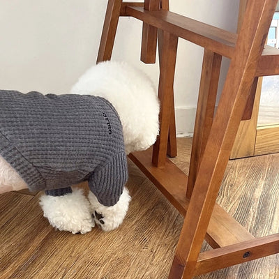 Waffle Soft Casual Dog Cat Sweater