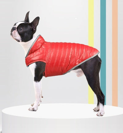 Reflective Fleece Reversible Dog Cat Jacket