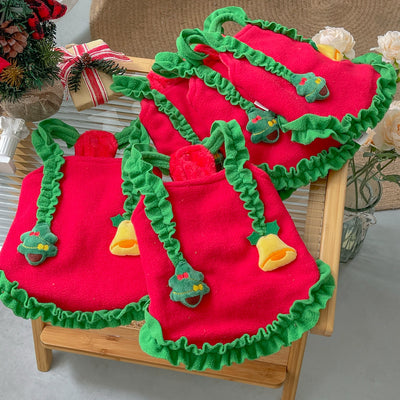 Christmas Tree Layered Fleece Dog Cat Vest