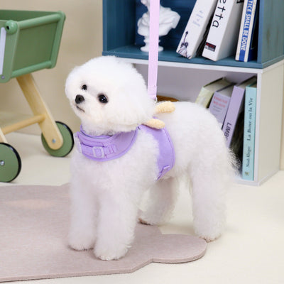 Cute Bear Doll Decor Dog Harness&Leash