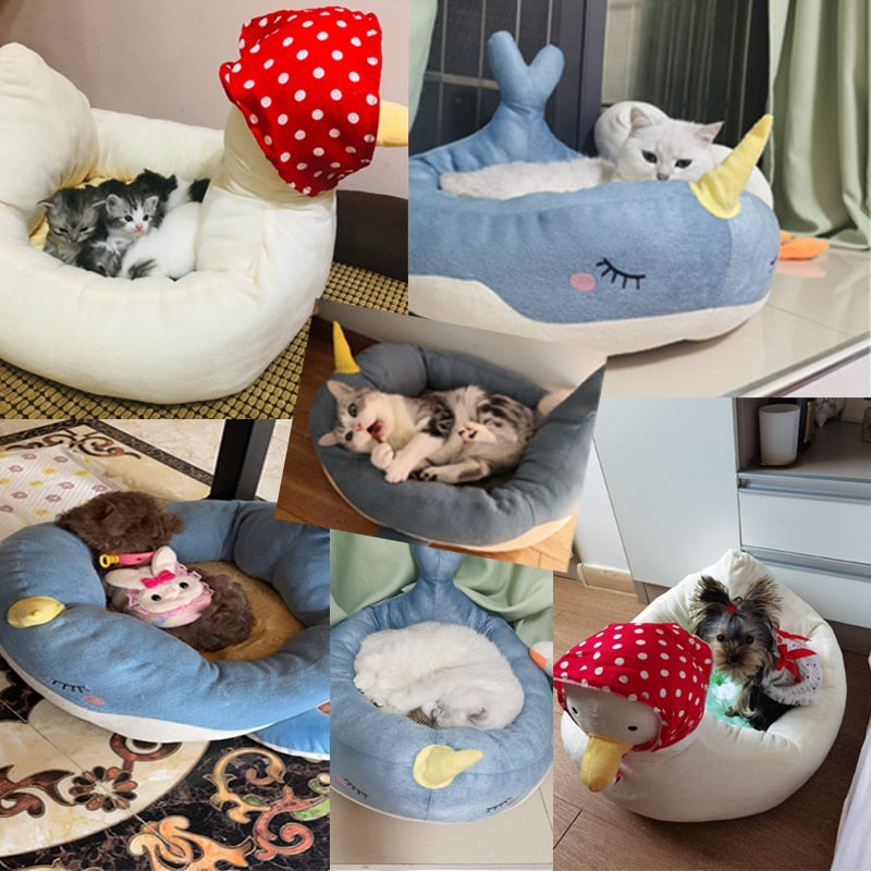 Animal Shaped Cat Dog Bed Mat