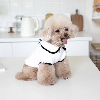 Sweet Collar Puffy Sleeves Dog Cat Tee