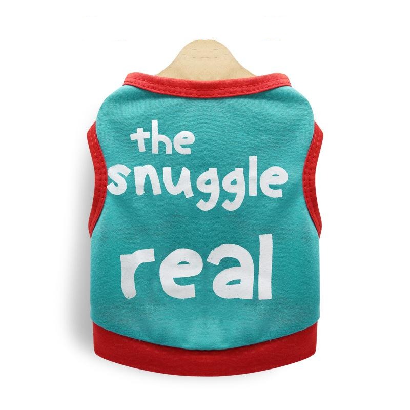 Snuggle Is Real Printed Dog Cat Vest