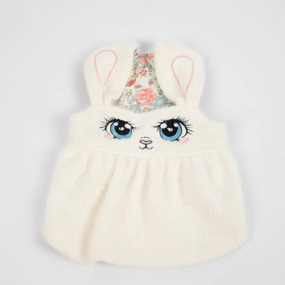 Eyes Printed Fleece Dog Cat Dress