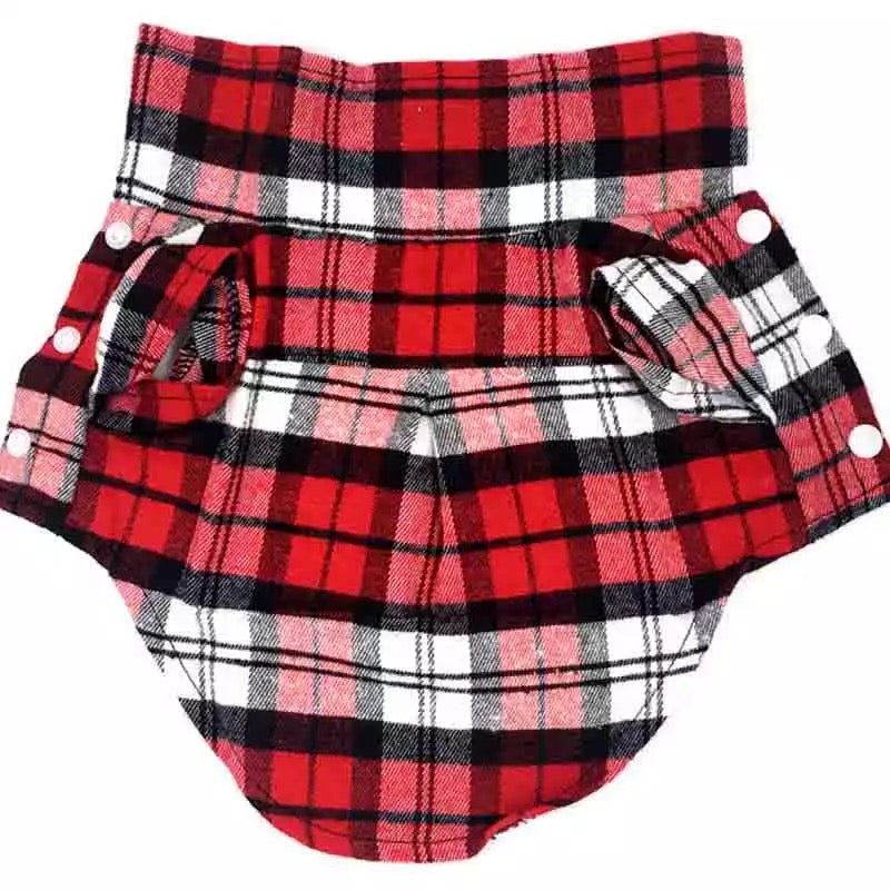 Plaid Pattern Clothes for Dogs