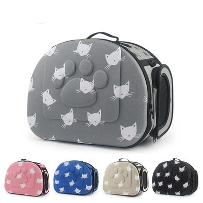 Cat Pattern Dog Cat Carrier Bag