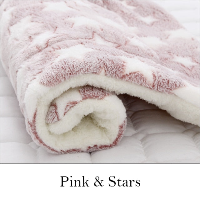 Star Pattern Dog Cat Blanket Bed