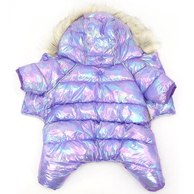 Shiny Thickened Warm Dog Jacket