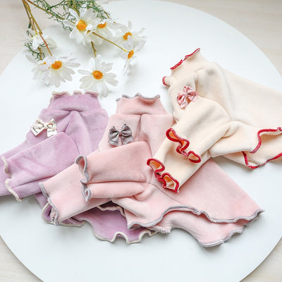 Bowknot Velvet Dog Clothes