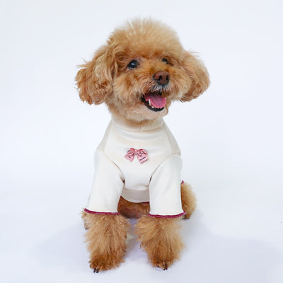 Bowknot Velvet Dog Clothes