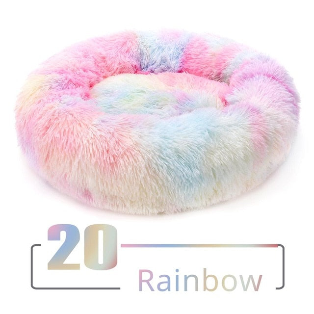 Round Plush Bed For Cats/Dogs