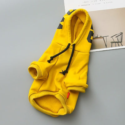 Letter Printed Dog Hoodie