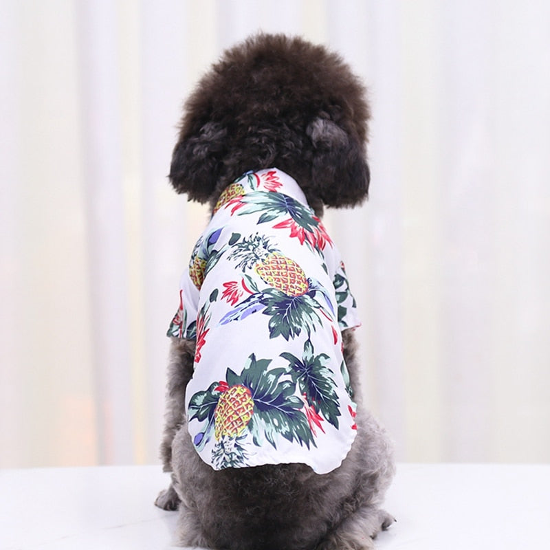 FLORAL PRINTED CAT DOG CLOTHES
